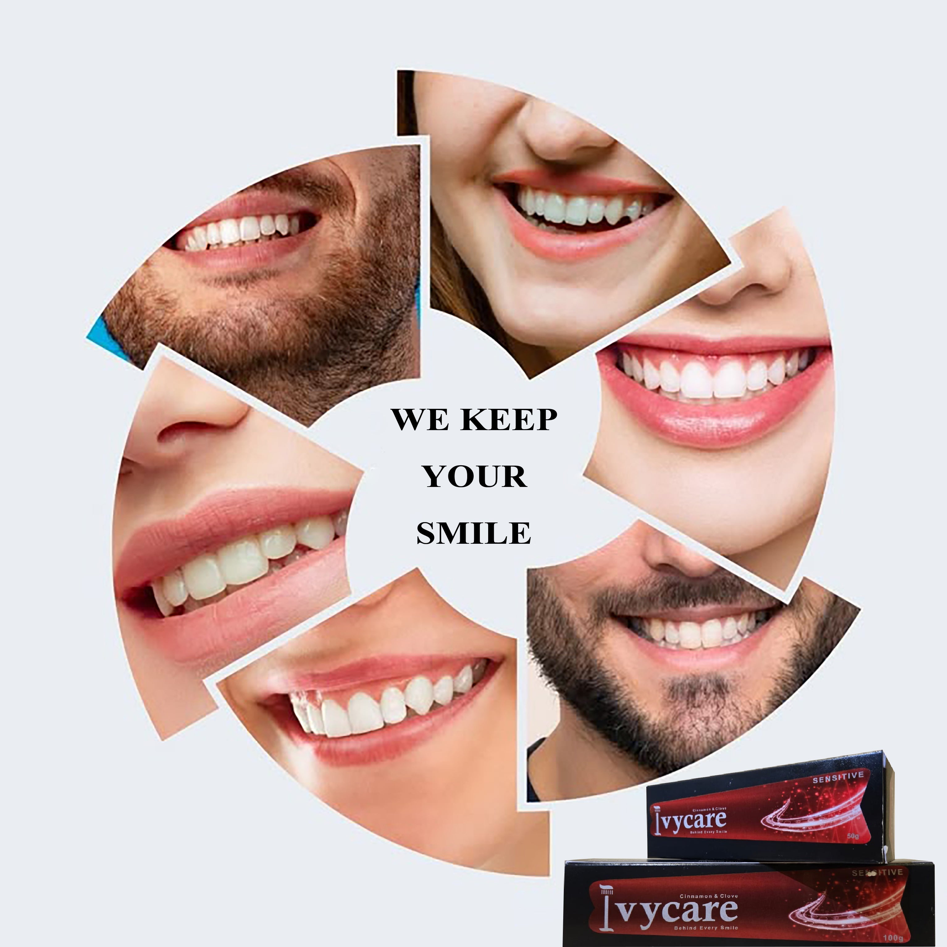 Ivycare Toothpaste, Gel- Cream Cinnamon and Clove Sensitive(NEW)